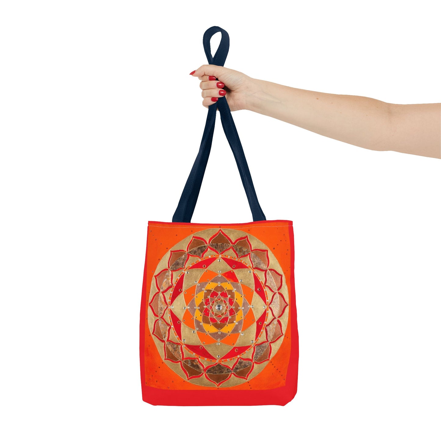 zVibrant Mandala Tote Bag