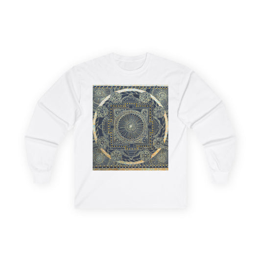 Mandala Constellation Long Sleeve Tee — Mystical Geometric Graphic