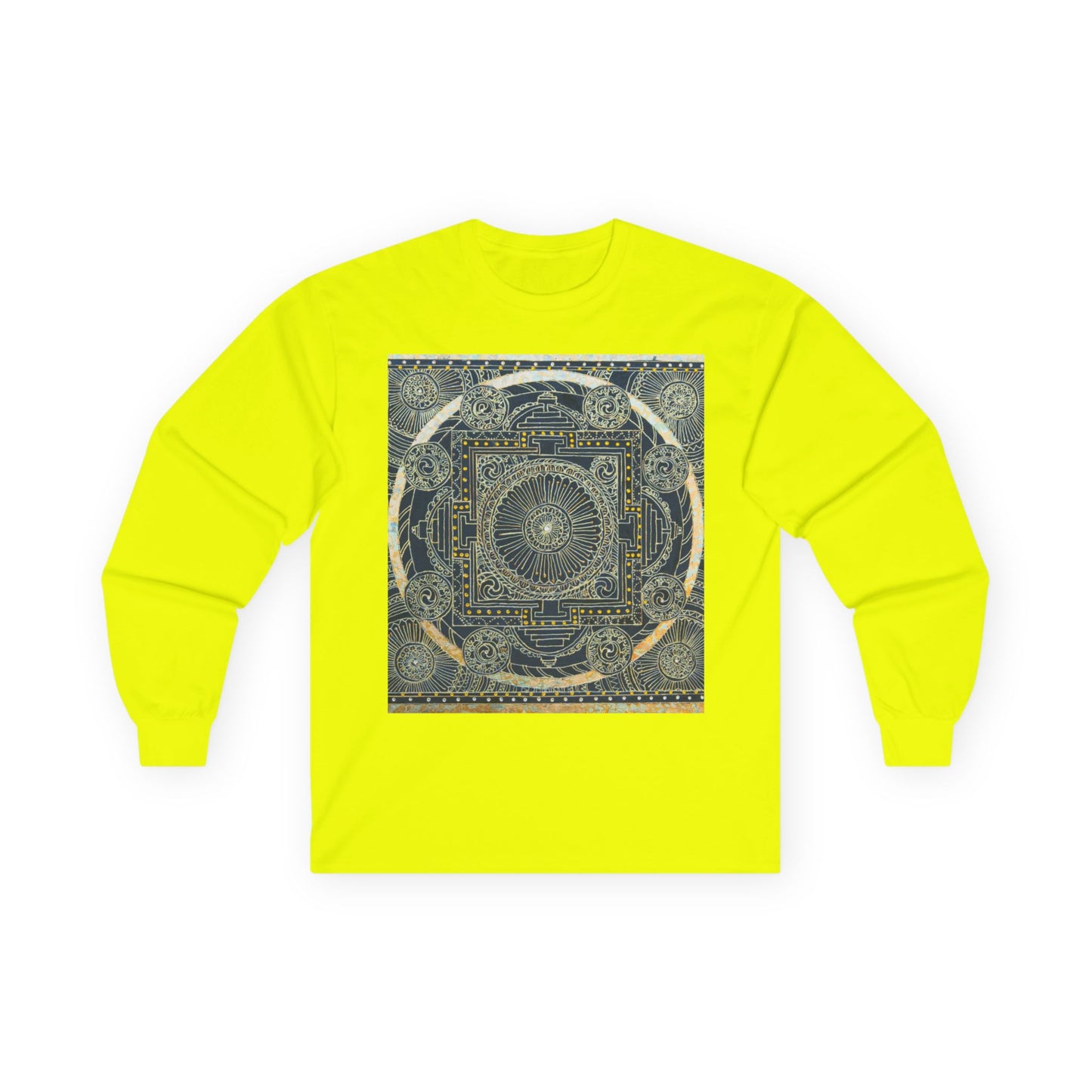 Mandala Constellation Long Sleeve Tee — Mystical Geometric Graphic
