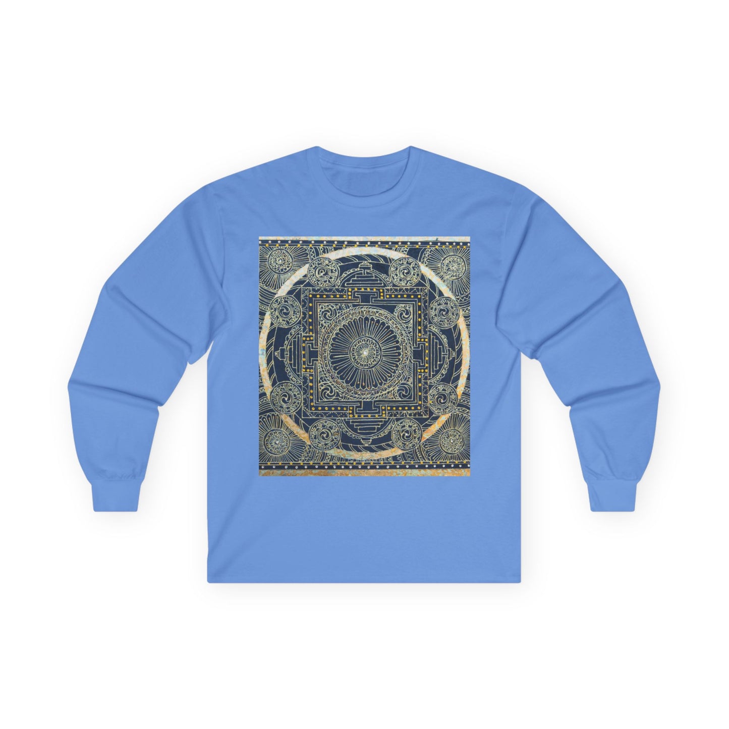 Mandala Constellation Long Sleeve Tee — Mystical Geometric Graphic