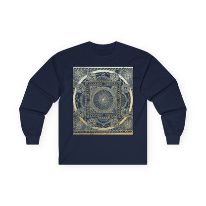 Mandala Constellation Long Sleeve Tee — Mystical Geometric Graphic