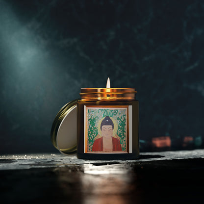 Buddha Scented Candle — Coconut Apricot Wax (4oz & 9oz)