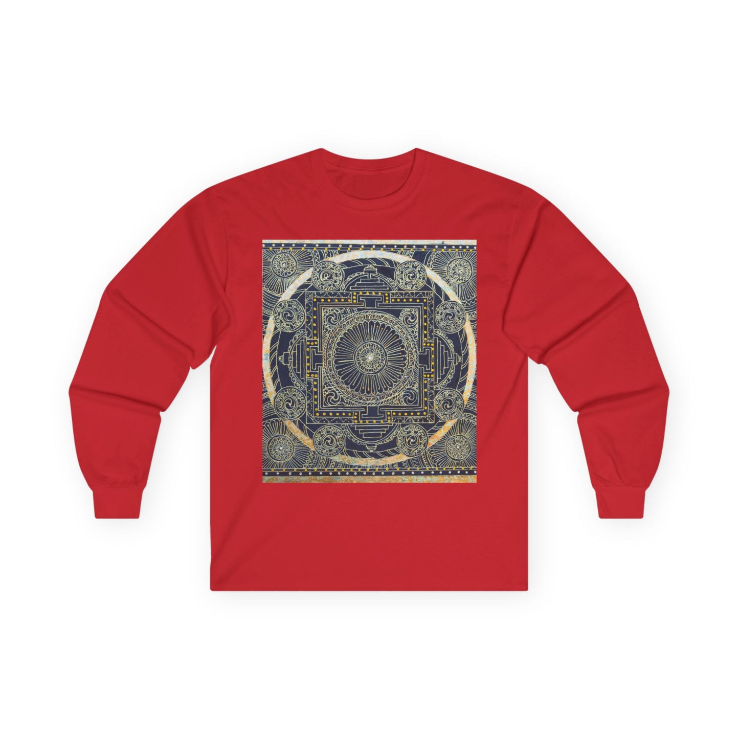 Mandala Constellation Long Sleeve Tee — Mystical Geometric Graphic