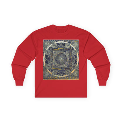 Mandala Constellation Long Sleeve Tee — Mystical Geometric Graphic