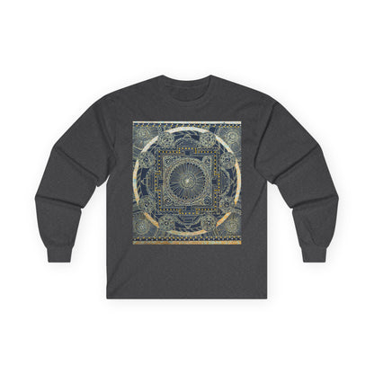 Mandala Constellation Long Sleeve Tee — Mystical Geometric Graphic