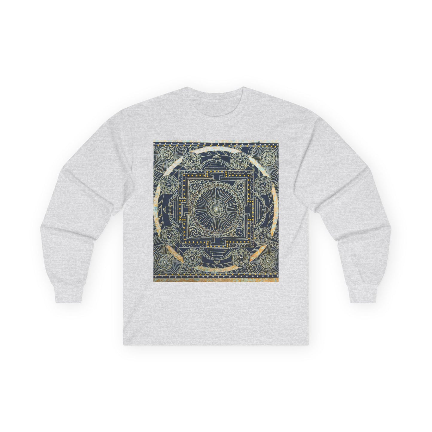 Mandala Constellation Long Sleeve Tee — Mystical Geometric Graphic