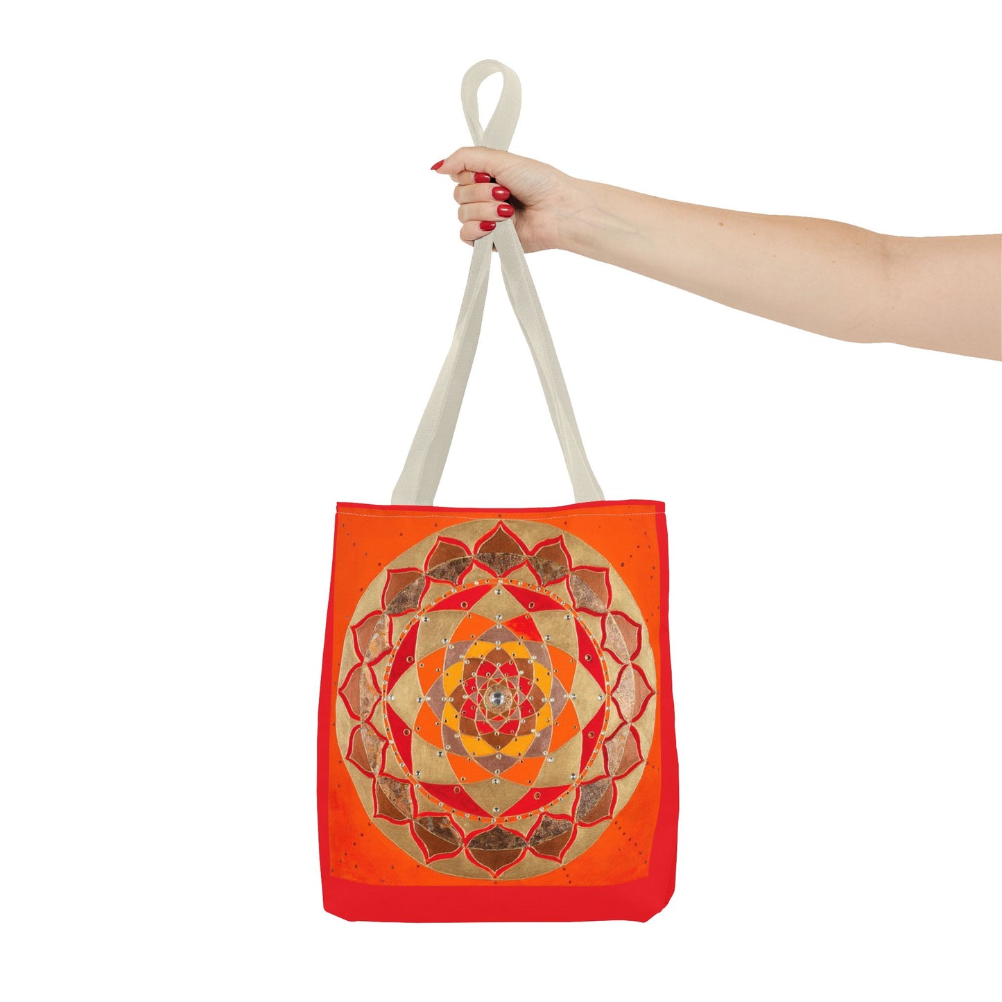 zVibrant Mandala Tote Bag