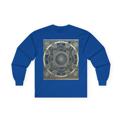 Mandala Constellation Long Sleeve Tee — Mystical Geometric Graphic