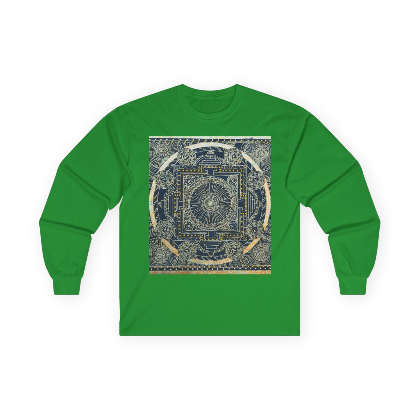 Mandala Constellation Long Sleeve Tee — Mystical Geometric Graphic