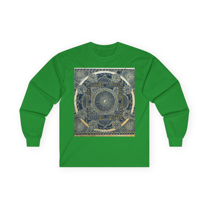 Mandala Constellation Long Sleeve Tee — Mystical Geometric Graphic