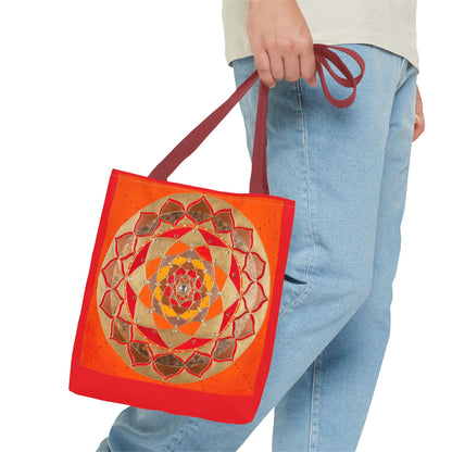 zVibrant Mandala Tote Bag