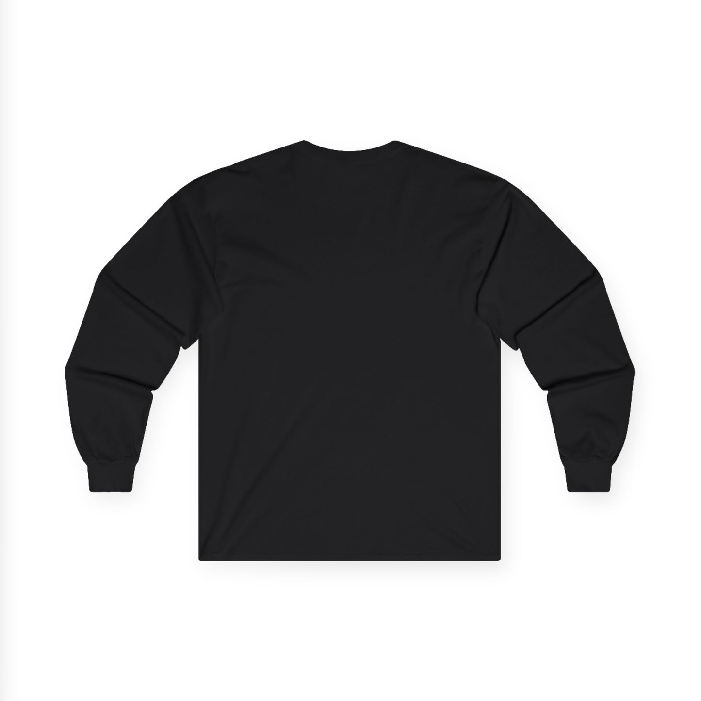 Mandala Geometry Long Sleeve Tee — Sacred Blue & Gold Circular Design