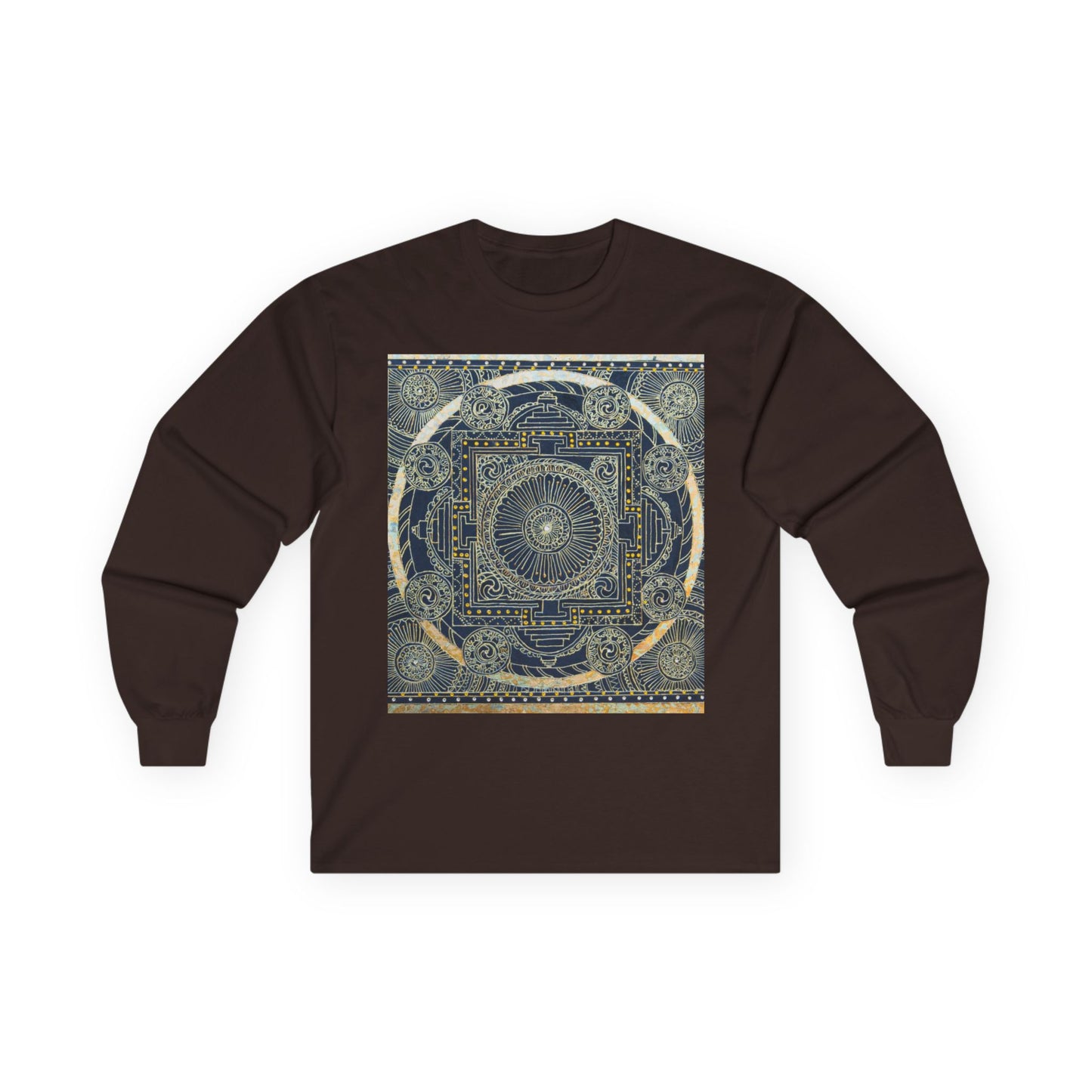 Mandala Constellation Long Sleeve Tee — Mystical Geometric Graphic