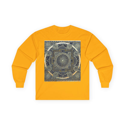 Mandala Constellation Long Sleeve Tee — Mystical Geometric Graphic