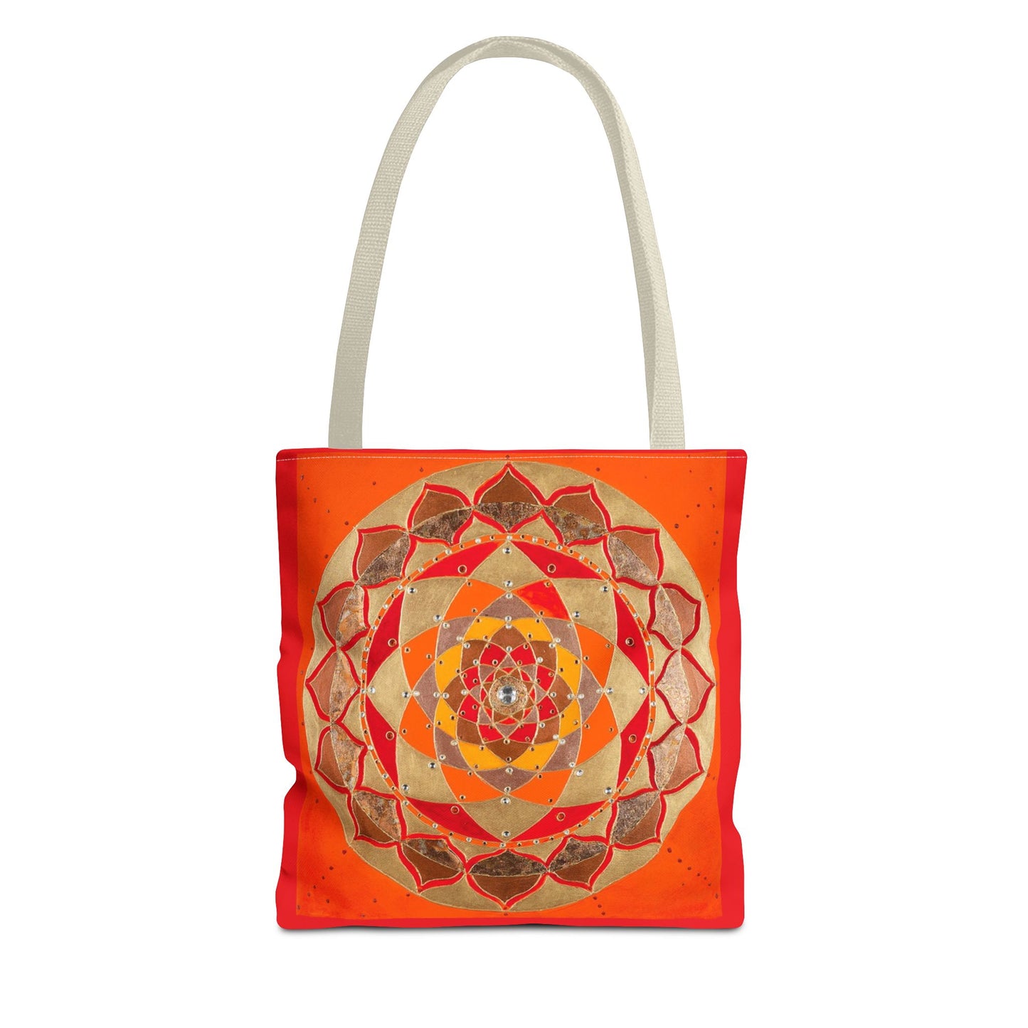 zVibrant Mandala Tote Bag