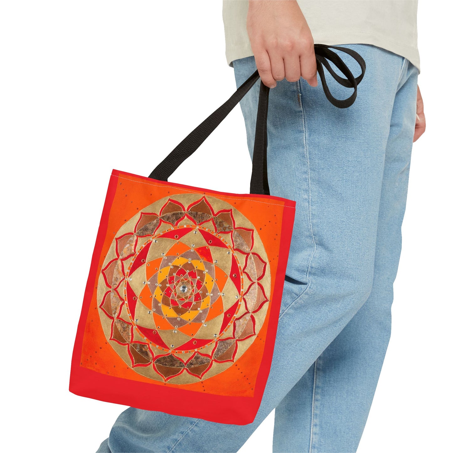 zVibrant Mandala Tote Bag