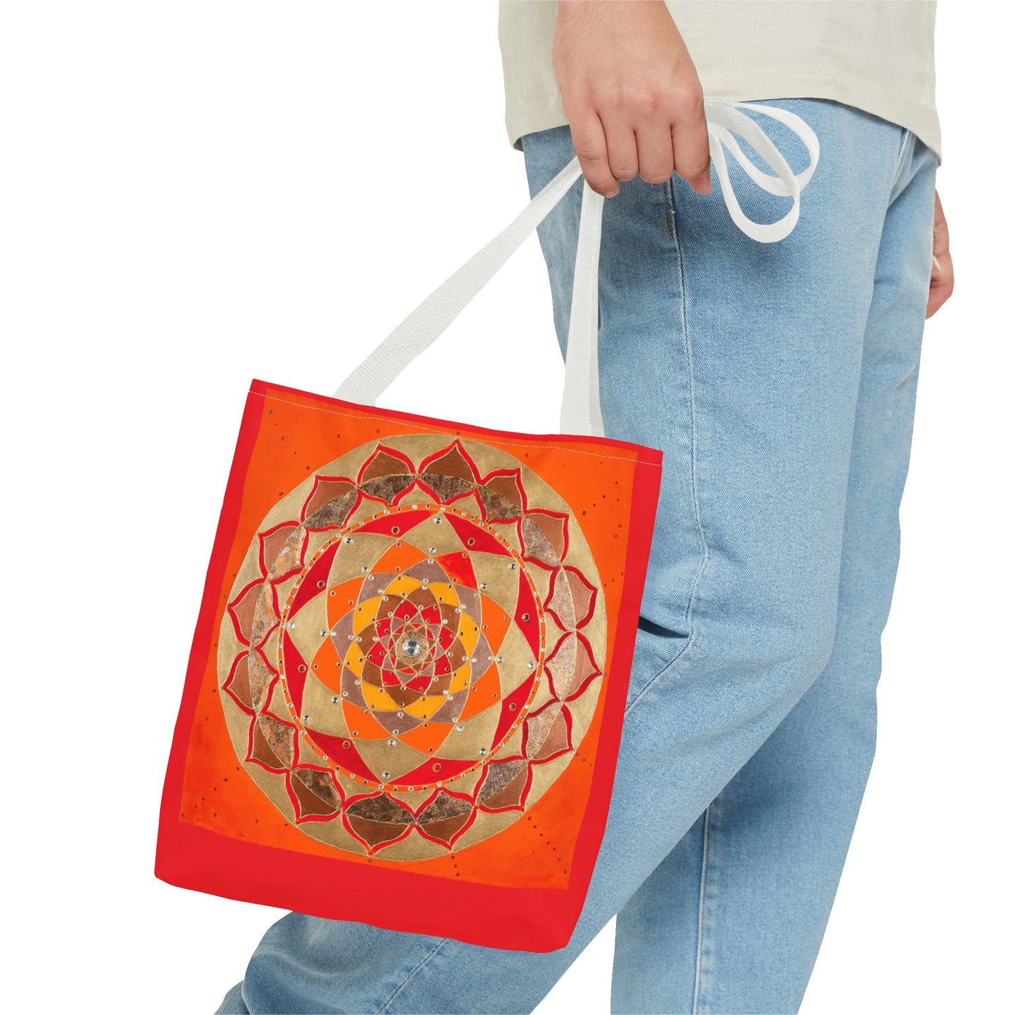 zVibrant Mandala Tote Bag