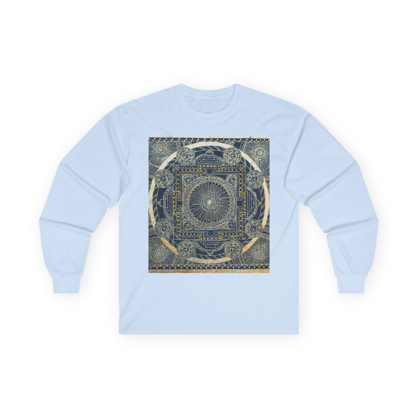 Mandala Constellation Long Sleeve Tee — Mystical Geometric Graphic