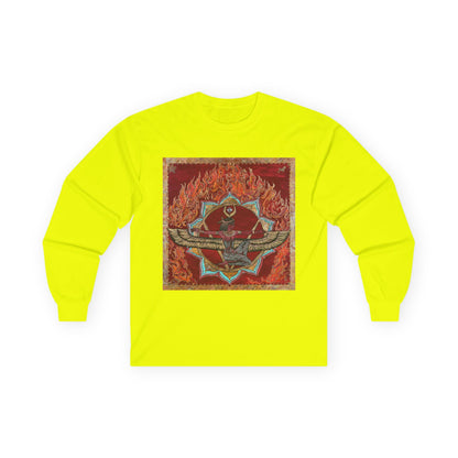 Survivor Skull Flames Long Sleeve Tee