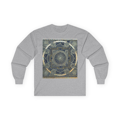 Mandala Constellation Long Sleeve Tee — Mystical Geometric Graphic