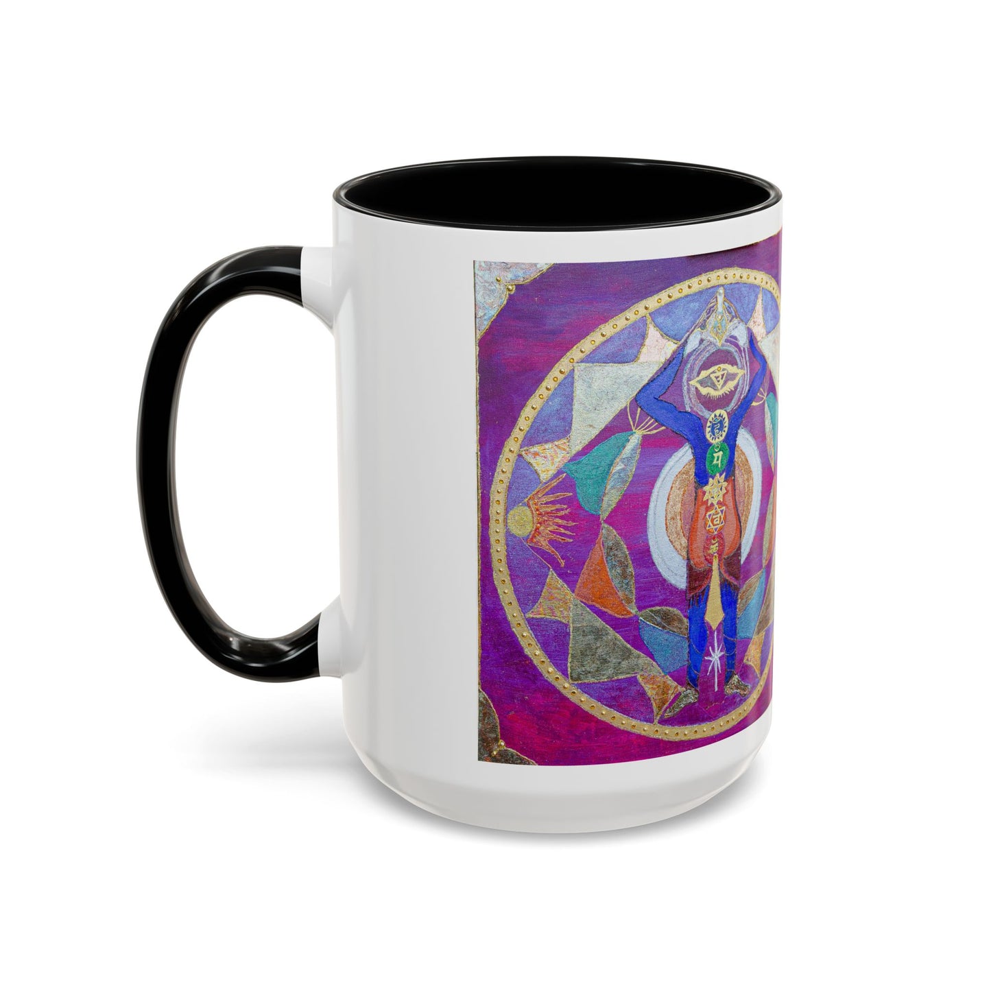 Chakra Energy Accent Coffee Mug - 11/15oz Inner Vibe Design
