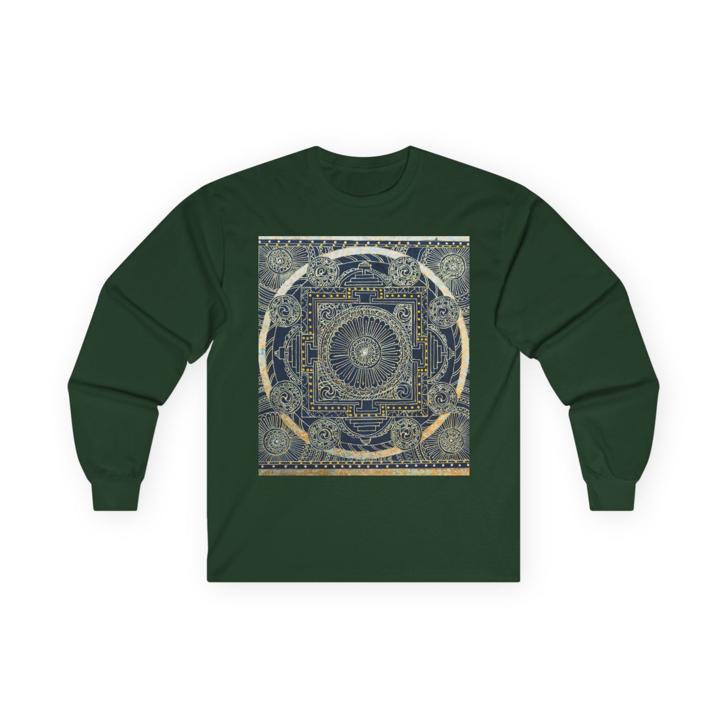 Mandala Constellation Long Sleeve Tee — Mystical Geometric Graphic