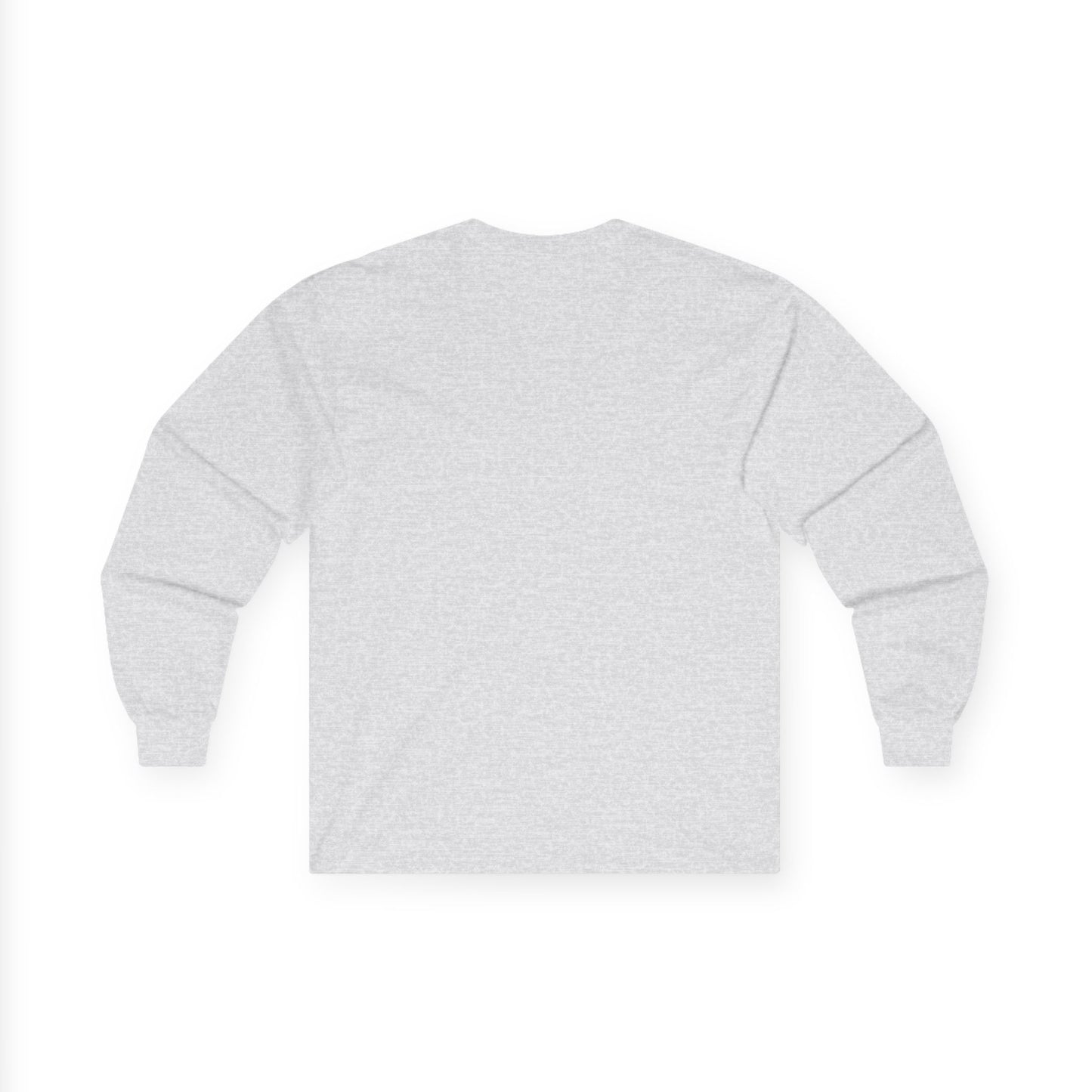 Mandala Geometry Long Sleeve Tee — Sacred Blue & Gold Circular Design