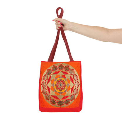zVibrant Mandala Tote Bag