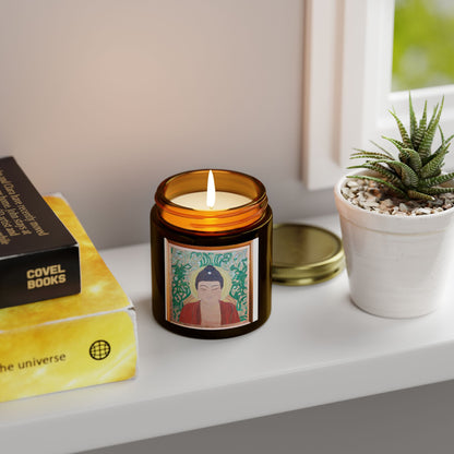 Buddha Scented Candle — Coconut Apricot Wax (4oz & 9oz)