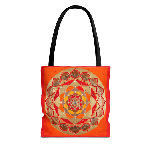 zVibrant Mandala Tote Bag
