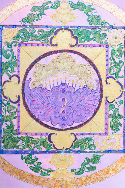 Lotus Mandala — The Garden of Inner Peace